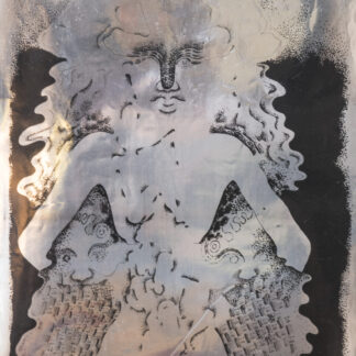 Buddah by David Vaughan - Metalic foil - Big O poster UK: 1969 76x50,5- encadré