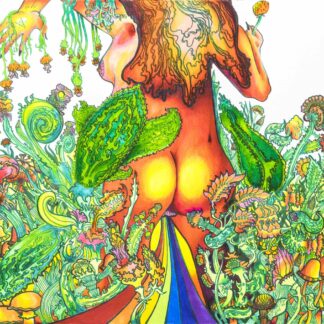 Femme arc en ciel, Jefferson Vimana, 2020 - Tenture