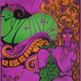 Psychedelic, Bureau d'études Bing, 1969, France - Tenture