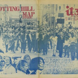 International Times, N°30, 3 - 16 Mai 1968, UK, 46,5 x 30 cm (exemplaire signé par Jim Haynes) - couverture poster
