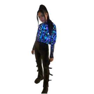 Veste réfléchissante champis dark rainbow