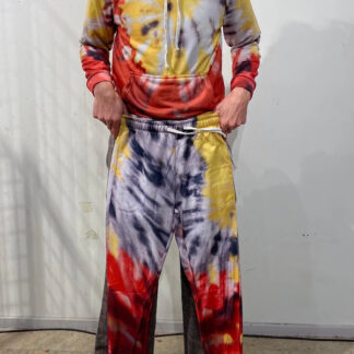 Ensemble sweat tie dye