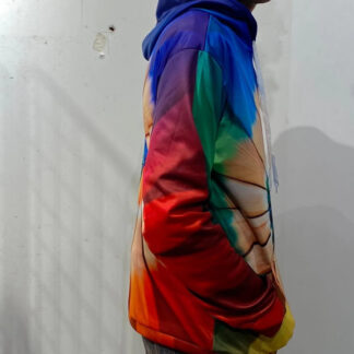 Sweatshirt imprimé crayon de couleur