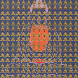 Blue Buddhas by Kevin Barron, 900 carrés, 19 x 19 cm