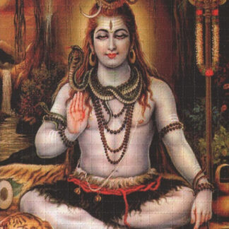 Lord Shiva, 500 carrés, 20 x 16 cm