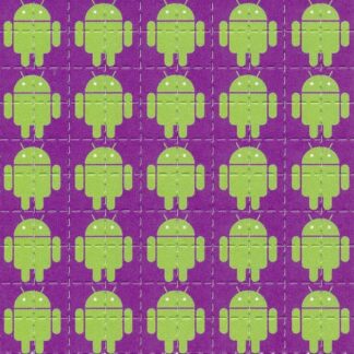 Android Man, 100 carrés, 20 x 16 cm