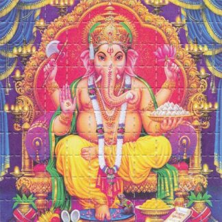Ganesh (double face), 100 hits, 6,4 x 6,4 cm