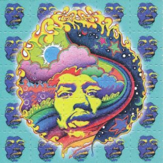 Jimi Hendrix Voodoo Child by Jeff Hopp, 100 carrés, 6,4 x 6,4 cm
