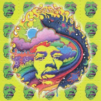 Jimi Hendrix Voodoo Child by Jeff Hopp, 100 carrés, 6,4 x 6,4 cm