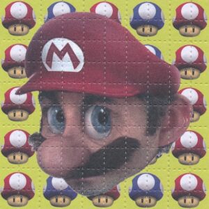 Mario’s Head, 100 carrés, 6,4 x 6,4 cm