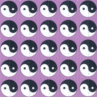Yin Yang, 100 carrés, 6,4 x 6,4 cm