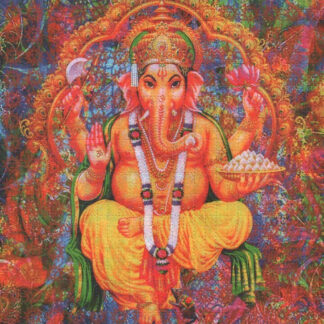 Psychedelic Ganesh by Monkey, 900 carrés, 19 x 19 cm