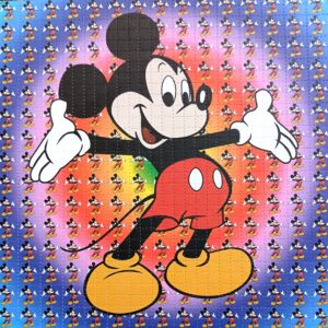 Mickey Mouse Rainbow, 900 carrés, 19 x 19 cm