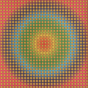 Smiley Rainbow Small, 900 carrés, 19 x 19 cm