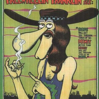 Blotter art signé par Gilbert Shelton