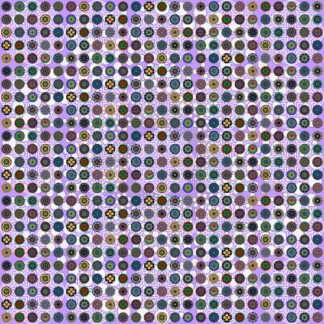 Lilac Mandala by Kevin Barron (signé à la main et numéroté)