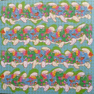 Smurfs by Ziero (double face), 900 carrés, 19 x 19 cm
