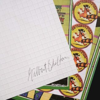 Blotter art signé par Gilbert Shelton