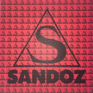 Sandoz Red Large, 900 carrés, 19 x 19 cm