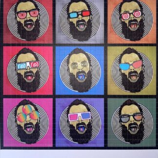 Psychic Warfare, Telekinetic Dynamite (double face), 900 carrés, 22 x 20 cm