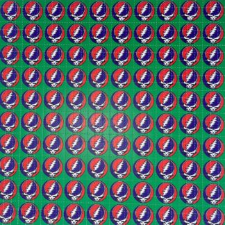 Grateful Dead's Steal Your Face Green, 900 carrés, 19 x 19 cm