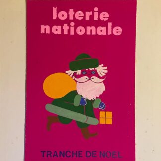 Publicité originale Loterie Nationale, Anonyme