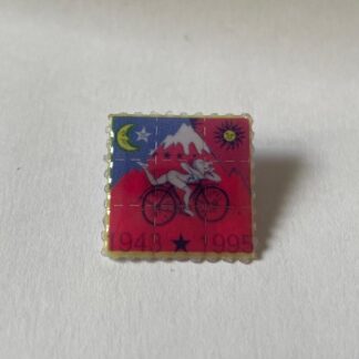 Broche Hofmann Bicycle Red 1943-1995, 9 carrés