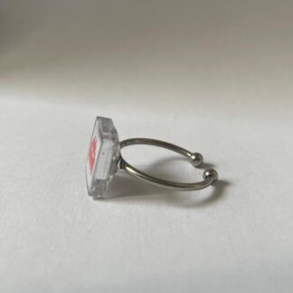 Bague Space Invaders White