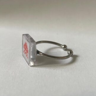 Bague Space Invaders White