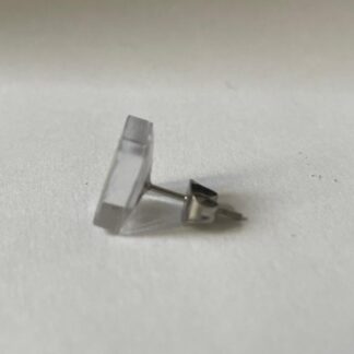 Boucle d'oreille Smiley White Small