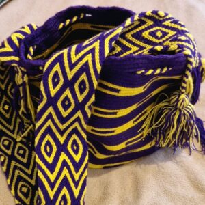 Sac à main Jaune et Violet
