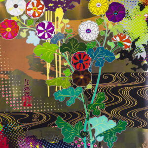 Takashi Murakami - Flowers Gold - 2012