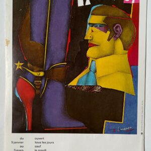 Affiche d'exposition R. Lindner