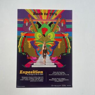 Affiche d'exposition Back to 70’s