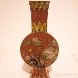 Vase cloisonné chinois rond
