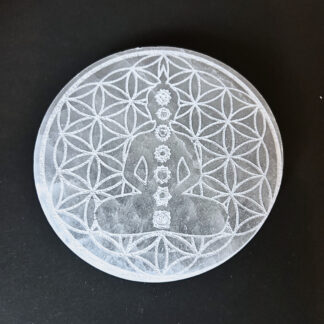 Chakras - Petit disque en sélénite
