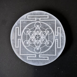 Yantra de Métatron - Disque en sélénite